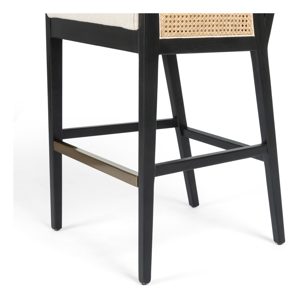 We love the retro look the cane brings to this Antonia Ebony Cane Bar + Counter Stool. A stunning piece to complete a retro aesthetic in any kitchen or bar area. 