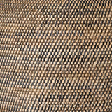 This Ansel Contrast Black Basket is woven from natural Lombok and black rattan, bringing a gorgeous color and texture to the basket. A large, stylish basket to store your pet toys, blankets, or other items around the home.   Overall Dimensions: 24.00"w x 24.00"d x 18.50"h Colors: Natural Lombok Weave, Black Rattan Materials: Lombok, Rattan