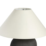 The Muji Ivory Linen Table Lamp is designed with a premium finish, featuring a beautiful Ivory Linen color. This stylish and modern lamp will add a touch of class and sophistication to any room. With its eye-catching aesthetic, it will be sure to draw attention. Amethyst Home provides interior design, new home construction design consulting, vintage area rugs, and lighting in the Des Moines metro area.
