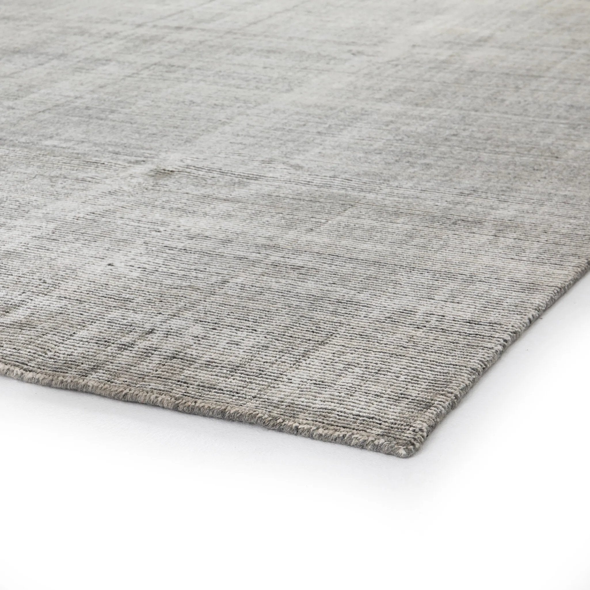 With a loop and short pile of alternating wool and viscose, neutral grey and beige hues contrast for a versatile look and tactile texture.Overall Dimensions144.00"w x 0.50"d x 180.00"hFull Details &amp; SpecificationsTear SheetCleaning Code : X (vacuum Or Light Brush, No Cleaning Products Amethyst Home provides interior design, new home construction design consulting, vintage area rugs, and lighting in the San Diego metro area.