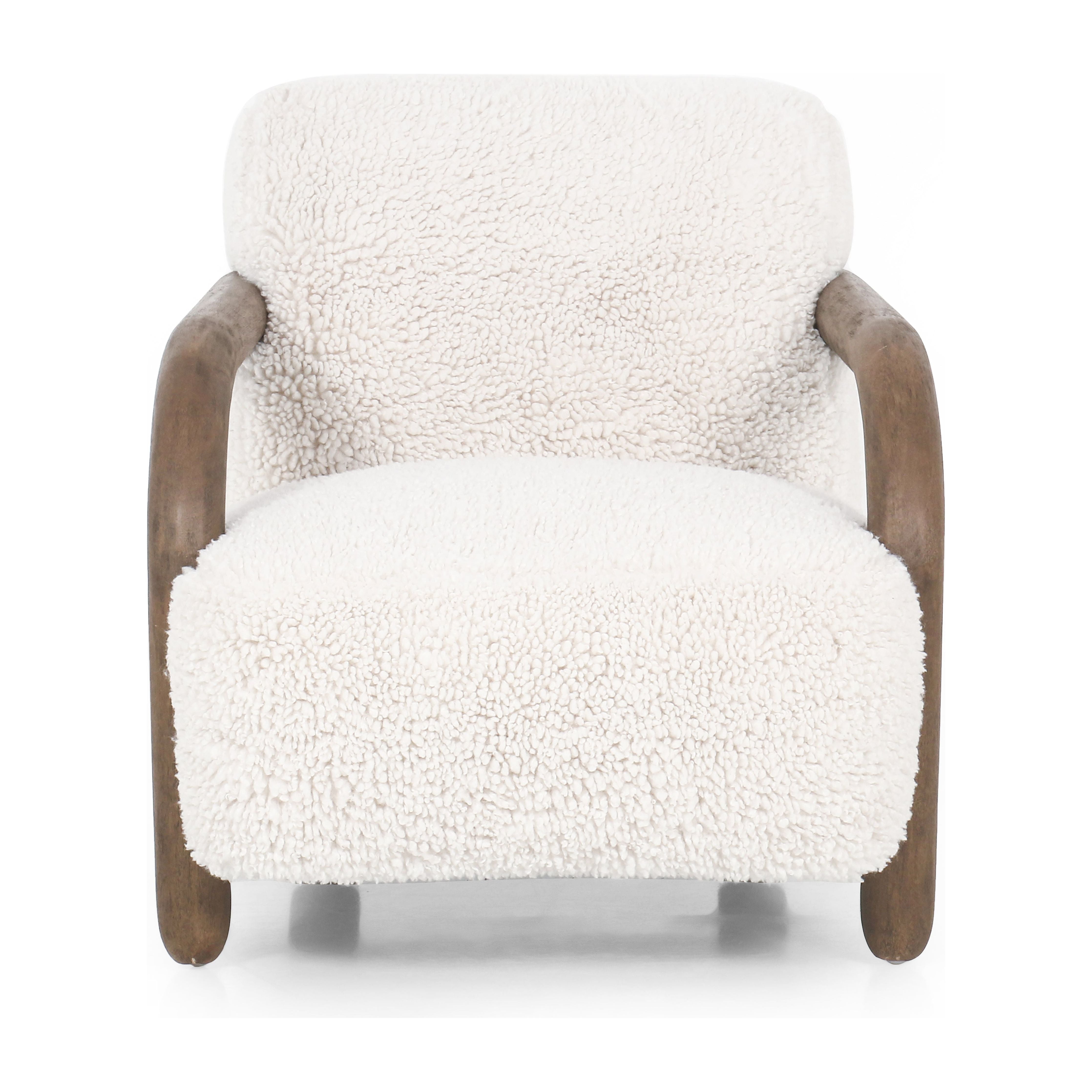 Featuring Aniston Andes Natural Chair by Four Hands at Amethyst Home. This versatile accent chair is upholstered in a faux Mongolian shearling with a textural high pile. A contrasting, chunky parawood frame hugs the seat and is wire-brushed for a warm, vintage feel.Overall Dimensions: 30.50"W x 40"L x 32"H
Collection: KensingtonColors: Andes Natural ,Distressed NaturalMaterials: . Amethyst Home provides interior design, new construction, custom furniture, and area rugs in the Nashville metro area.
