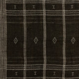 A 500-year-old tradition comes to life on this 100% wool, handwoven textile. Crafted on a traditional frame loom following a tradition created by the Vankars of the Bhujodi village in India, a process that can take up to two days to complete. Finished with fringe tassels on both ends. If not currently in stock, this piece ships within three weeks. Amethyst Home provides interior design, new home construction design consulting, vintage area rugs, and lighting in the Los Angeles metro area.