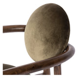 Featuring Bria Surrey Olive Chair by Four Hands at Amethyst Home. A playful take on Italian modernism. Solid parawood crafts a slim, curved frame and rear mock-tripod. Upholstered in a velvety olive-colored cotton-poly with subtle highs and lows that change in appearance depending on the direction of the fabric's nap.
Overall Dimensions: 26"W x 30"L x 31"HColors: Surrey Olive , Vintag. Amethyst Home provides interior design, new construction, custom furniture and area rugs in the Austin metro area