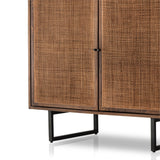Featuring Carmel Brown Wash Small Cabinet by Four Hands at Amethyst Home. Rich texture and organic spirit are conveyed through an eye-catching mixture of the Carmel Brown Wash Cabinet, mango woods, cotton rope, and natural cane. Iron accents adopt gunmetal finishes, refreshing forms’ iconic mid-century influence, as a clean-lined aesthetic is met with modern functionality.
Overall Dimensions: . Amethyst Home provides interior design services, furniture, rugs, and lighting in the Dallas metro area.