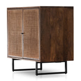 Featuring Carmel Brown Wash Small Cabinet by Four Hands at Amethyst Home. Rich texture and organic spirit are conveyed through an eye-catching mixture of the Carmel Brown Wash Cabinet, mango woods, cotton rope, and natural cane. Iron accents adopt gunmetal finishes, refreshing forms’ iconic mid-century influence, as a clean-lined aesthetic is met with modern functionality.
Overall Dimensi. Amethyst Home provides interior design services, furniture, rugs, and lighting in the Kansas City metro area.