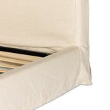 Featuring Daphne Natural Slipcover Bed by Four Hands at Amethyst Home. Slipcovered bed upholstered in sustainably made Belgian Linenâ„¢. Naturally durable and soft to the touch, Libecoâ„¢-sourced linens are artisan-made and free of toxic chemicals. Slipcovered styles are fully removable and machine-washable for easy care.
Overall Dimensions: 67"W x 90"L x 60"HColors: Brussels Natural, . Amethyst Home provides interior design, new construction, custom furniture and area rugs in the Tampa metro area