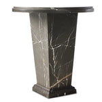 Inspired by Roman columns, a versatile end table of grey Italian marble works a sophisticated touch into any room.Collection: Elemen Amethyst Home provides interior design, new home construction design consulting, vintage area rugs, and lighting in the Boston metro area.