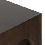 Clean and simple, with great impact. Made from smoked Guanacaste, shapely arches and block corners speak to the architectural inspiration behind this eye-catching console table. Amethyst Home provides interior design, new construction, custom furniture, and area rugs in the Monterey metro area.