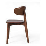 A fresh, exaggerated take on the wing-back dining chair. Finished in a natural hue, a mix of solid ash and ash veneer makes a modern and shapely seating statement with mid-century undertones. Amethyst Home provides interior design, new construction, custom furniture, and area rugs in the Park City metro area.