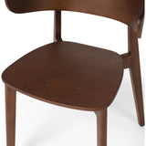 A fresh, exaggerated take on the wing-back dining chair. Finished in a natural hue, a mix of solid ash and ash veneer makes a modern and shapely seating statement with mid-century undertones. Amethyst Home provides interior design, new construction, custom furniture, and area rugs in the Salt Lake City metro area.
