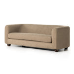 Inspired by vintage flea market finds, the Gidget Sheepskin Camel Sofa is a faux shearling-upholstered sofa pairs that is simple silhouette with clean, sweeping curves. Bench-seat cushioning plus feather-blend seating for total comfort. Amethyst Home provides interior design services, furniture, rugs, and lighting in the Monterey metro area.