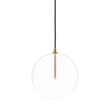 A single glass sphere dangles for a stunning effect. Each globe is individually blown, shaped and sculpted by hand through a one-hour process. Brass and glass are 98% recyclable. Designed and sustainably crafted in Poland by Schwung.Overall Dimensions11.75"w x 11.75"d x 19.25"hFull Details &amp; SpecificationsTear Shee Amethyst Home provides interior design, new home construction design consulting, vintage area rugs, and lighting in the Nashville metro area.