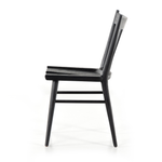 Featuring Gregory Dining Chair - Black Oak by Four Hands at Amethyst Home. Finished in a beautifully classic washed oak, the Gregory Black Oak Dining Chair features a yoke-like back and widened supports, placing a fresh twist on the traditional Windsor.
Size: 19.75"W x 21.75"L x 35"HSeat Depth: 17.75"Seat Height: 19"Seat Construction: Wooden Platform
Colors: Black OakMaterials: S. Amethyst Home provides interior design, new construction, custom furniture, and rugs for the Dallas, Texas metro area.