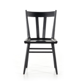 Featuring Gregory Dining Chair - Black Oak by Four Hands at Amethyst Home. Finished in a beautifully classic washed oak, the Gregory Black Oak Dining Chair features a yoke-like back and widened supports, placing a fresh twist on the traditional Windsor.
Size: 19.75"W x 21.75"L x 35"HSeat Depth: 17.75"Seat Height: 19"Seat Construction: Wooden Platform
Colors: Black OakMaterials: Solid Oak. Amethyst Home provides interior design, new construction, custom furniture, and rugs for the Omaha metro area.