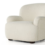 Kadon Sheepskin Natural Chair's high wing back pairs with softly rolled arms for a curvy look and supportive sit. Cream shearling-like upholstery invites you to sit and stay a while Amethyst Home provides interior design services, furniture, rugs, and lighting in the Miami metro area. 