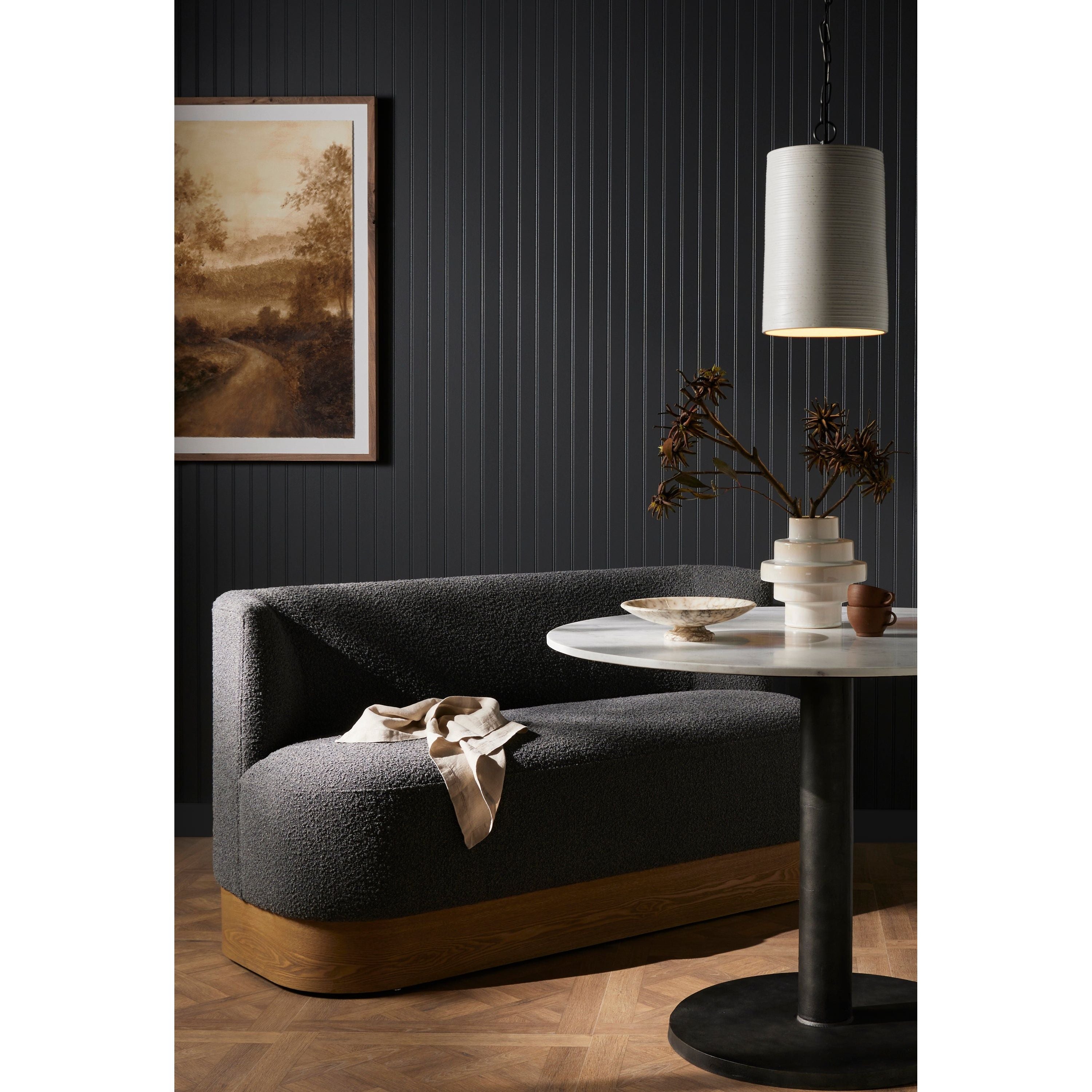 Four Hands Krista Dining Bench Knoll Natural | Amethyst Home