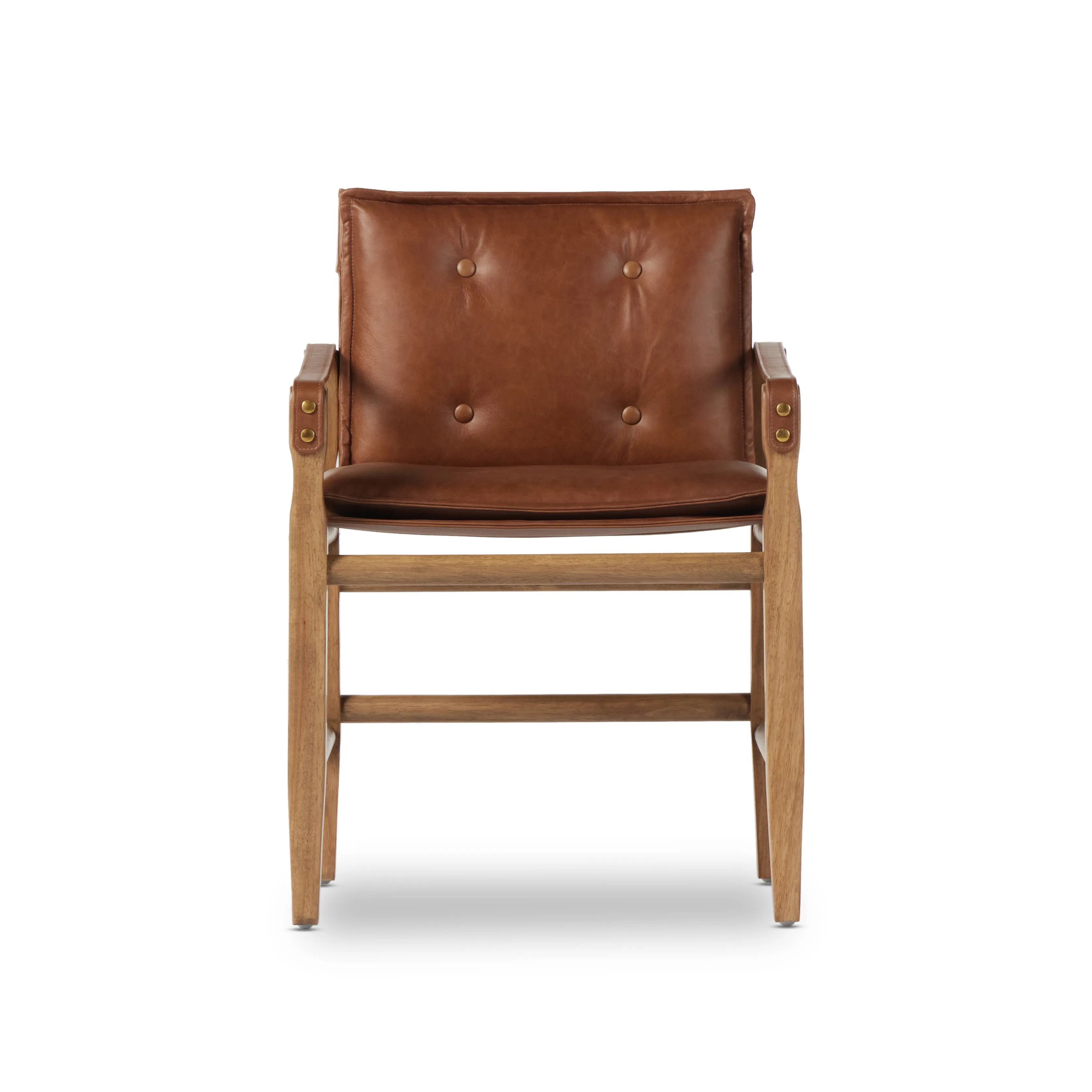 Lenz Sonoma Chestnut Dining Armchair | Amethyst Home