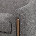 Featuring Lyla Capri Ebony Sofa by Four Hands at Amethyst Home. A fresh, elongated take on the traditional tub chair, with exaggerated depth for drama and comfort. Solid parawood legs intersect ebony upholstery on this plush sofa. Performance fabrics are specially created to withstand spills, stains, high traffic and wear, ensuring long-term comfort and unmatched durability.
Overall. Amethyst Home provides interior design, new construction, custom furniture, and area rugs in the Dallas metro area.