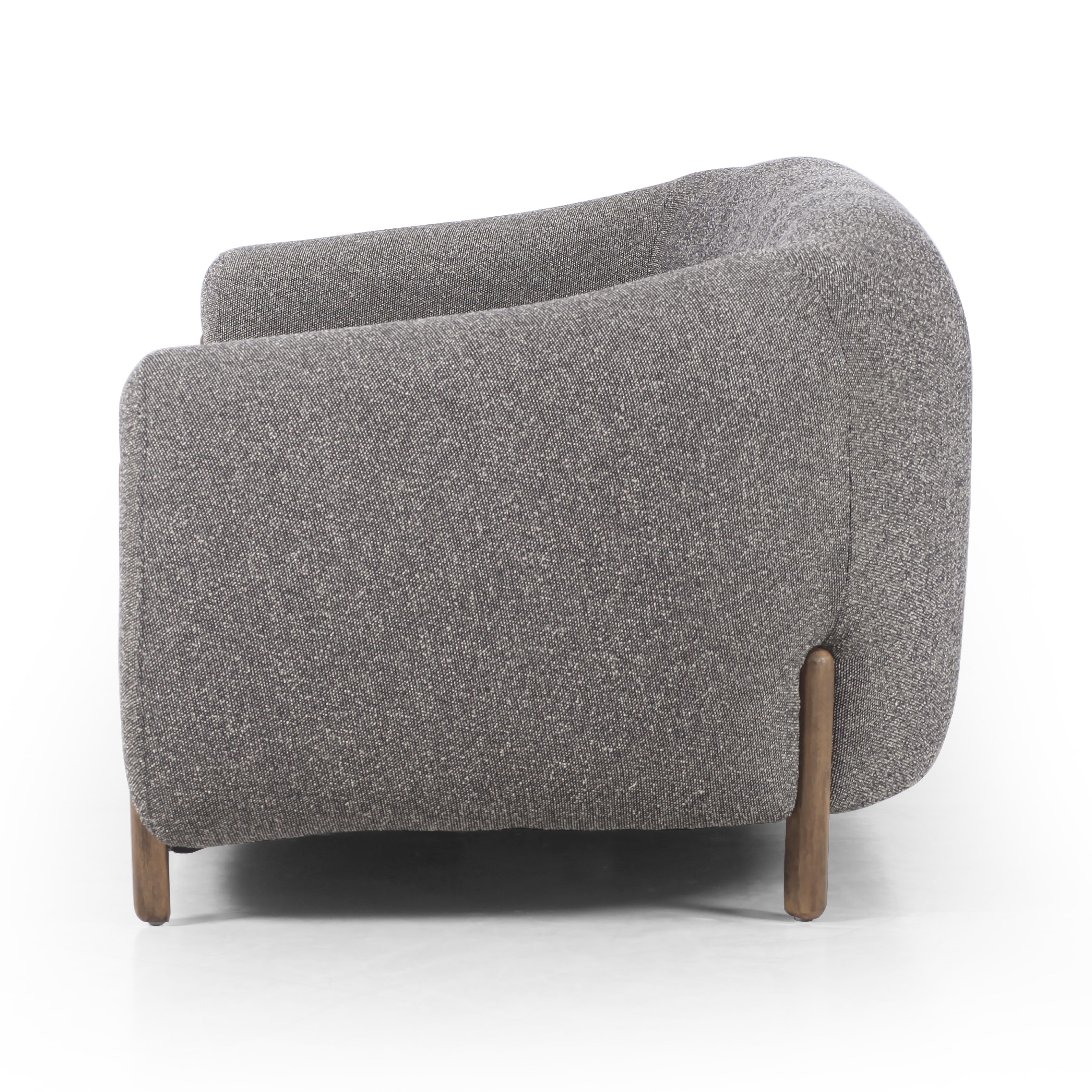 Featuring Lyla Capri Ebony Sofa by Four Hands at Amethyst Home. A fresh, elongated take on the traditional tub chair, with exaggerated depth for drama and comfort. Solid parawood legs intersect ebony upholstery on this plush sofa. Performance fabrics are specially created to withstand spills, stains, high traffic and wear, ensuring long-term comfort and unmatched durability.
Overall . Amethyst Home provides interior design, new construction, custom furniture, and area rugs in the Tampa metro area.