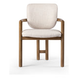 A three-leg format dining chair, streamlining a traditional shape with a touch of intrigue. Tubular framework pairs with curves and a barrel back, bringing a softness to the overall look and design. Amethyst Home provides interior design, new construction, custom furniture, and area rugs in the Boston metro area.