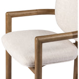 A three-leg format dining chair, streamlining a traditional shape with a touch of intrigue. Tubular framework pairs with curves and a barrel back, bringing a softness to the overall look and design. Amethyst Home provides interior design, new construction, custom furniture, and area rugs in the Kansas City metro area.