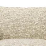 Featuring Margot Solema Cream Accent Swivel Chair by Four Hands at Amethyst Home. A modern take on a 70s-inspired shape. This sink-in, pillow-like chair features S-spring suspension for extra comfort and durability in the seat, all on a 360-degree swivel. Upholstered in an exaggerated boucle fabric with extra depth and texture throughout.
Collection: OsloCol. Amethyst Home provides interior design, new home construction design consulting, vintage area rugs, and lighting in the Portland metro area.