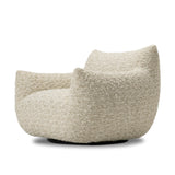 Featuring Margot Solema Cream Accent Swivel Chair by Four Hands at Amethyst Home. A modern take on a 70s-inspired shape. This sink-in, pillow-like chair features S-spring suspension for extra comfort and durability in the seat, all on a 360-degree swivel. Upholstered in an exaggerated boucle fabric with extra depth and texture throughout.
Collection: OsloColo. Amethyst Home provides interior design, new home construction design consulting, vintage area rugs, and lighting in the Seattle metro area.