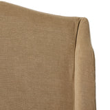 Inspired by the curved silhouette of the camel-back sofa, a sustainably made linen slipcover lends a more casual feel to this classic look. Naturally durable and soft to the touch, Libecoâ„¢-sourced linens are artisan-made and free of toxic chemicals. Slipcovered styles are fully removable and machine-washable for easy care. Amethyst Home provides interior design, new construction, custom furniture, and area rugs in the Calabasas metro area.