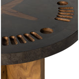 Natural Brown Guanacaste Poker Table | ready to ship!