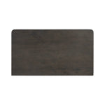 Featuring Noeline Smoked Black Oak Veneer Nightstand by Four Hands at Amethyst Home. Topped with a thick plank of solid oak, this extra-wide nightstand blends modern lines and warm character with two roomy drawers, slightly curved corners, and solid square legs. Seamless drawer fronts have a push-latch mechanism. Made from solid oak and veneer in a smoky bl. Amethyst Home provides interior design, new home construction design consulting, vintage area rugs, and lighting in the Calabasas metro area.