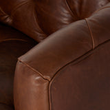 Old English-inspired top-grain leather is finished with a soft hand for a vintage, lived-in look on this traditionally inspired chair. Handcrafted in Italy, the richness of this distinctive, full-bodied leather develops an even-richer patina over time. Button tufting texturizes a comfortably curved back and sides, while a 360-degree swivel modernizes the whole look. Amethyst Home provides interior design, new construction, custom furniture, and area rugs in the Scottsdale metro area.