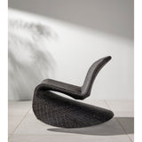 Based off a vintage shape, all-weather wicker seating brings dramatic curves to this statement-making rocking chair. Cover or store indoors during inclement weather and when not in use. Amethyst Home provides interior design, new construction, custom furniture, and area rugs in the Winter Garden metro area.