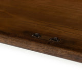 Featuring Renaud Dark Toasted Oak Cabinet by Four Hands at Amethyst Home. A beautifully simple statement piece. This three-door cabinet is crafted from a mix of solid oak and veneer in a dark toasted finish. Details include subtle, tapered corner posts and minimal rounded door knobs.
Overall Dimensions: 20.0" L x 74.0 " W x 69.0" H
Collection: WellsColors: . Amethyst Home provides interior design, new home construction design consulting, vintage area rugs, and lighting in the Charlotte metro area.