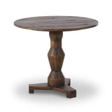 Inspired by Romanian sculptor Constantin BrÃ¢ncu?i, a classic pedestal table of mixed character woods works a heritage look into the home.Collection: Theor Amethyst Home provides interior design, new home construction design consulting, vintage area rugs, and lighting in the Kansas City metro area.