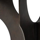 Featuring Round Bronze Side Table In Solid Iron by Four Hands at Amethyst Home. By the makers at Van Thiel, known for their antique-inspired pieces and hand-applied finishes. Solid iron with a textured bronze finish forms this unique, structured end table with industrial vibes.Overall Dimensions: 35.5"W x 35.5"L x 30"H
Collection: Van ThielColors: Bronze Ham. Amethyst Home provides interior design, new home construction design consulting, vintage area rugs, and lighting in the Monterey metro area.