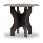 Featuring Round Bronze Side Table In Solid Iron by Four Hands at Amethyst Home. By the makers at Van Thiel, known for their antique-inspired pieces and hand-applied finishes. Solid iron with a textured bronze finish forms this unique, structured end table with industrial vibes.Overall Dimensions: 35.5"W x 35.5"L x 30"H
Collection: Van ThielColors: Bronz. Amethyst Home provides interior design, new home construction design consulting, vintage area rugs, and lighting in the Winter Garden metro area.