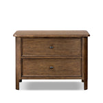 Featuring Russ Aged Oak Nightstand by Four Hands at Amethyst Home. Like an heirloom nightstand with two roomy drawers, this aged oak design has room for it all. Detailed with an overhang surface, carved edges top to bottom, angled legs and oval drawer pulls finished in dark gunmetal.
Collection: BoltonColors: Aged Oak, Aged Oak VeneerMaterials: Solid Oak, Oak V. Amethyst Home provides interior design, new home construction design consulting, vintage area rugs, and lighting in the Miami metro area.