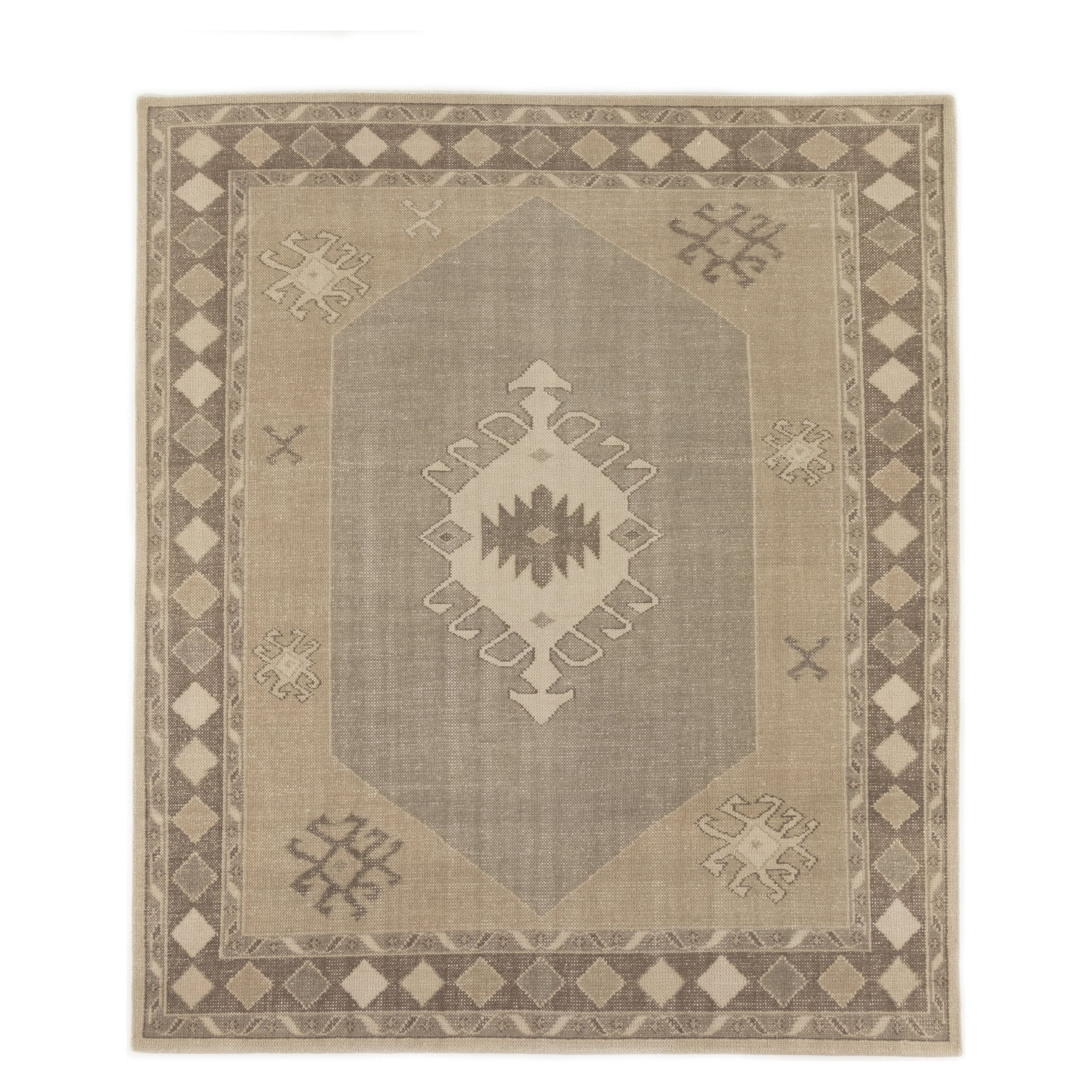 The Samsa Rug is made from a beautiful blend of classic cotton and luxurious New Zealand wool, with unique, intricate motifs that seem to speak a story all their own. Amethyst Home provides interior design services, furniture, rugs, and lighting in the Calabasas metro area.