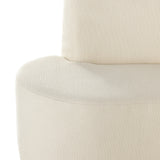 Featuring Sanda Kerbey Ivory Dining Banquette by Four Hands at Amethyst Home. Featuring a dramatically shaped and tightly tailored look, the Sanda dining banquette in an ivory high-performance fabric places a sensible twist on an elegant dining bench.
As shown with a 60” round dining table.
Overall Dimensions: 122.50"W x 74"L x 35.50"HColors: Kerbey IvoryMaterials: 96% Pl, 4% PcFabric: P. Amethyst Home provides interior design services, furniture, rugs, and lighting in the Dayton, Ohio metro area.