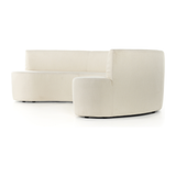 Featuring Sanda Kerbey Ivory Dining Banquette by Four Hands at Amethyst Home. Featuring a dramatically shaped and tightly tailored look, the Sanda dining banquette in an ivory high-performance fabric places a sensible twist on an elegant dining bench.
As shown with a 60” round dining table.
Overall Dimensions: 122.50"W x 74"L x 35.50"HColors: Kerbey IvoryMaterials: 96% Pl, 4% PcFabric: Pe. Amethyst Home provides interior design services, furniture, rugs, and lighting in the Kansas City metro area.