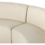 Featuring Sanda Kerbey Ivory Dining Banquette by Four Hands at Amethyst Home. Featuring a dramatically shaped and tightly tailored look, the Sanda dining banquette in an ivory high-performance fabric places a sensible twist on an elegant dining bench.
As shown with a 60” round dining table.
Overall Dimensions: 122.50"W x 74"L x 35.50"HColors: Kerbey IvoryMaterials: 96% Pl, 4% PcFabric: Perfo. Amethyst Home provides interior design services, furniture, rugs, and lighting in the Portland metro area.