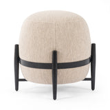 The Sia Athena Taupe Ottoman is beautifully shaped and perfect for relaxing on after a long day. It gives a retro, transitional look. Amethyst Home provides interior design services, furniture, rugs, and lighting in the Calabasas metro area.