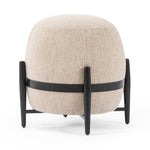 The Sia Athena Taupe Ottoman is beautifully shaped and perfect for relaxing on after a long day. It gives a retro, transitional look. Amethyst Home provides interior design services, furniture, rugs, and lighting in the Dallas metro area.