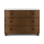 Made from solid oak and finished in a toasted oak, this three-drawer nightstand is inspired by European antiques to bring both style and storage space to the bedroom.Collection: Collins Amethyst Home provides interior design, new home construction design consulting, vintage area rugs, and lighting in the Salt Lake City metro area.