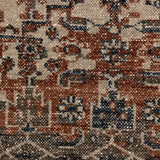 Inspired by traditional Turkish textiles and patterns, a hand-knotted area rug is made from a beautiful blend of New Zealand wool and classic cotton in deep, rich earth tones to ground the room. The unique, intricate motifs seem to speak a story all their own. Amethyst Home provides interior design, new home construction design consulting, vintage area rugs, and lighting in the Boston metro area.