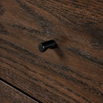 Featuring Torrington Umber Oak 6 Drawer Dresser by Four Hands at Amethyst Home. Straight planks of solid umber oak and veneer encase this spacious dresser for an understated modern look. Deep wood grain adds natural character.
Overall Dimensions: 20.0" L x 75.0 " W x 34.0" H
Collection: HamiltonColors: Umber Oak ,Umber Oak VeneerMaterials: Resawn Oak ,Oa. Amethyst Home provides interior design, new home construction design consulting, vintage area rugs, and lighting in the Laguna Beach metro area.