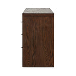 Featuring Torrington Umber Oak 6 Drawer Dresser by Four Hands at Amethyst Home. Straight planks of solid umber oak and veneer encase this spacious dresser for an understated modern look. Deep wood grain adds natural character.
Overall Dimensions: 20.0" L x 75.0 " W x 34.0" H
Collection: HamiltonColors: Umber Oak ,Umber Oak VeneerMaterials: Resawn Oak ,O. Amethyst Home provides interior design, new home construction design consulting, vintage area rugs, and lighting in the Winter Garden metro area.