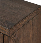 Straight planks of solid umber oak and veneer encase this spacious dresser for an understated modern look. Deep wood grain adds natural character. Invisible wireless charging for Android and Apple products.Collection: Hamilto Amethyst Home provides interior design, new home construction design consulting, vintage area rugs, and lighting in the Salt Lake City metro area.