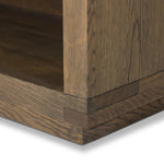 Featuring Warby Worn Oak Nightstand by Four Hands at Amethyst Home. Solid acacia shapes a streamlined box-style nightstand, with lap joint corners for a detail-driven touch. Finished with smooth, push-latch drawer glides.Collection: BennettColors: Worn Oak ,Worn Oak VeneerMaterials: Solid Oak ,Oak Veneer Weight: 94.799 lbs. Amethyst Home provides interior design, new home construction design consulting, vintage area rugs, and lighting in the San Diego metro area.