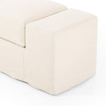 Featuring Wide Arm Natural Slipcover Accent Bench by Four Hands at Amethyst Home. Bold dimensions define this monolithic accent bench. Durable and soft to the touch, Libeco™-sourced linens are artisan-made and free of toxic chemicals. Slipcovered styles are fully removable and machine-washable for easy care.Overall Dimensions: 78.50"W x 20"L x 20"HColors:. Amethyst Home provides interior design, new home construction design consulting, vintage area rugs, and lighting in the Kansas City metro area.